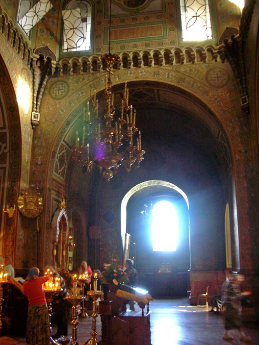 Inside Alexander Nevsky church